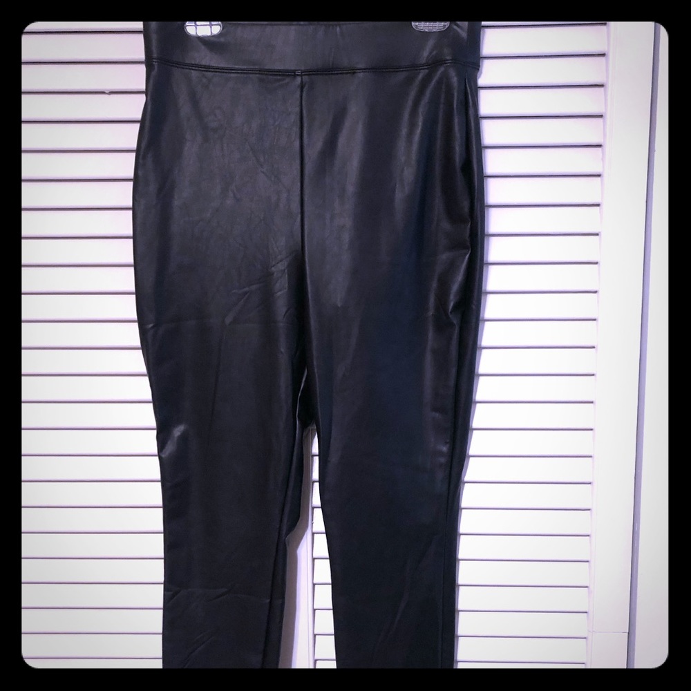 Express Vegan Leather Leggings